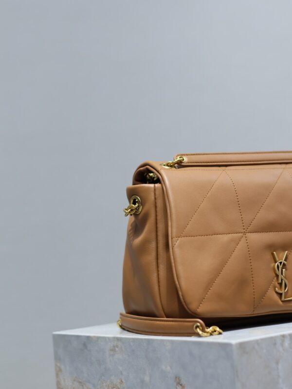sy_no_DD3785BBA94F3854EA90AD117002D262_2 YSL Jamie Small Shoulder Bag – Brown Lambskin