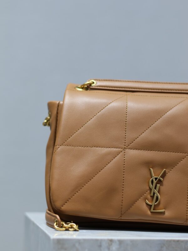sy_no_DD3785BBA94F3854EA90AD117002D262_3 YSL Jamie Small Shoulder Bag – Brown Lambskin
