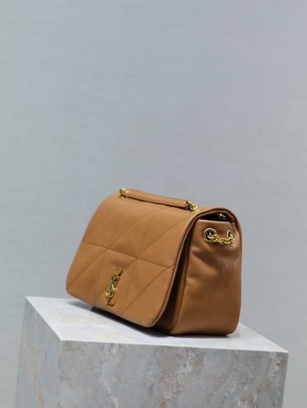 sy_no_DD3785BBA94F3854EA90AD117002D262_4 YSL Jamie Small Shoulder Bag – Brown Lambskin