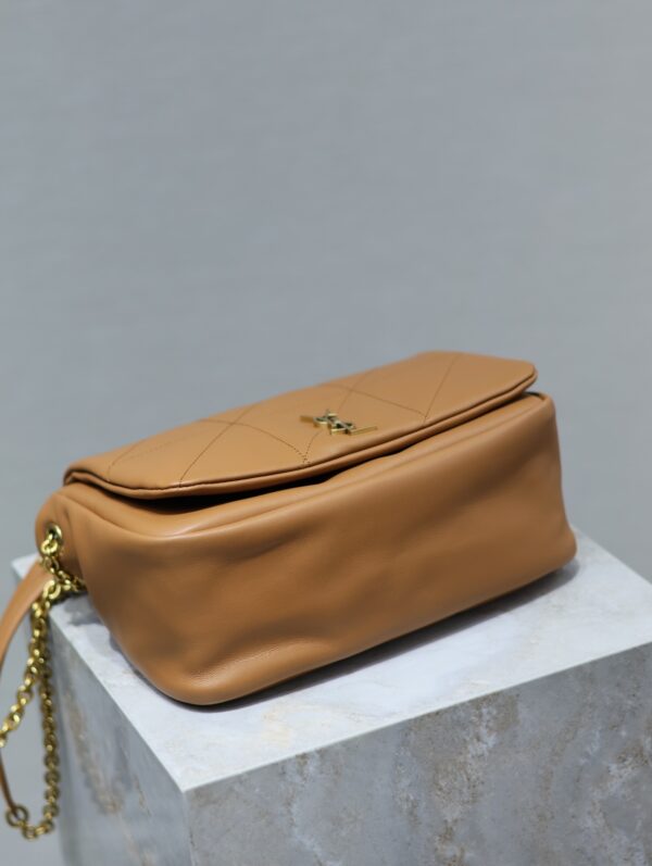sy_no_DD3785BBA94F3854EA90AD117002D262_6 YSL Jamie Small Shoulder Bag – Brown Lambskin