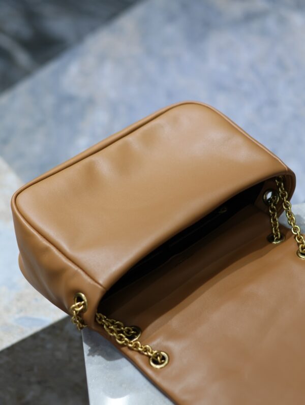 sy_no_DD3785BBA94F3854EA90AD117002D262_7 YSL Jamie Small Shoulder Bag – Brown Lambskin