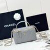 sy_no_DD5BC9ED40647F23C981098AA84878C7_0 Chanel Vanity Case with Handle – Quilted Lambskin Chain Bag (Grey)
