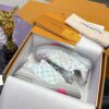 sy_no_DE0630A9F024D7001E9925B88BA62CDA_0 Louis Vuitton LV Trainer White Rainbow Monogram & Grey Retro Sneakers