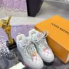 sy_no_DE0630A9F024D7001E9925B88BA62CDA_4 Louis Vuitton LV Trainer White Rainbow Monogram & Grey Retro Sneakers