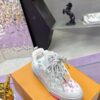 sy_no_DE0630A9F024D7001E9925B88BA62CDA_5 Louis Vuitton LV Trainer White Rainbow Monogram & Grey Retro Sneakers