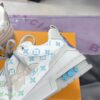 sy_no_DE0630A9F024D7001E9925B88BA62CDA_8 Louis Vuitton LV Trainer White Rainbow Monogram & Grey Retro Sneakers