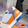 sy_no_DE85B6CE8E861434F7A78F8702FD9FDA_7 Louis Vuitton LV Trainer Orange, Blue & White Retro Sneakers