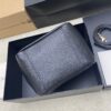 Bea Small Tote Bag – Black Textured Suede & Gold
