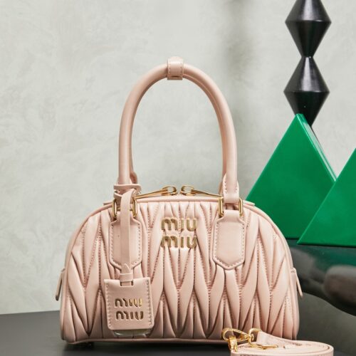sy_no_DF6D7A0242DD2FFF27A2C7F93076F5E9_0 Miu Miu Mini Pleated Lambskin Bowling Bag (Handheld/Shoulder/Crossbody)