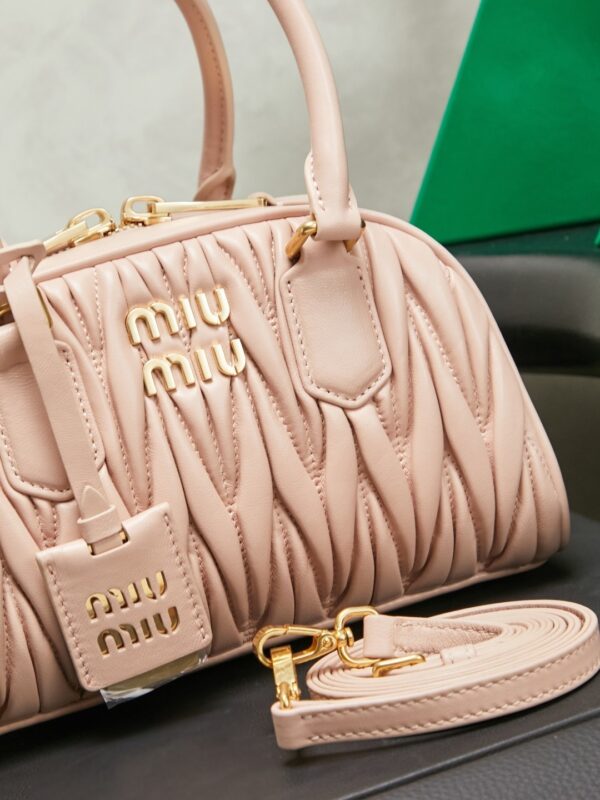 sy_no_DF6D7A0242DD2FFF27A2C7F93076F5E9_6 Miu Miu Mini Pleated Lambskin Bowling Bag (Handheld/Shoulder/Crossbody)
