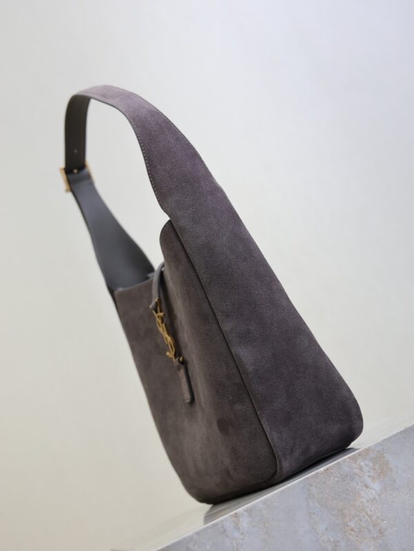 YSL Le 5 À 7 Shoulder Bag – Gray Suede