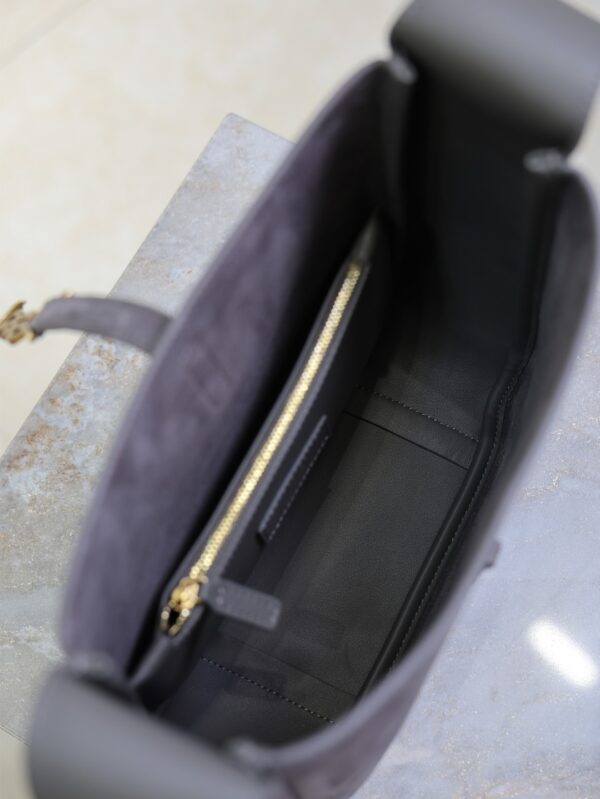 YSL Le 5 À 7 Shoulder Bag – Gray Suede