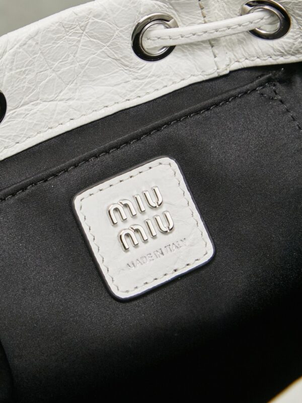 sy_no_DF75F3F66EEC35E4576DEB1BEE16ABEE_5 Miu Miu Medium Calfskin Backpack/Crossbody/Handbag with Crackled Finish