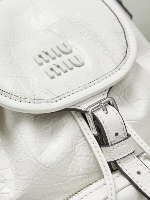 sy_no_DF75F3F66EEC35E4576DEB1BEE16ABEE_6 Miu Miu Medium Calfskin Backpack/Crossbody/Handbag with Crackled Finish