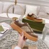 sy_no_DF7C8FECD0EA50EE29FDC48701604CED_4 Gucci Re-Web Mocha Brown GG Canvas Platform Sneakers