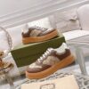 sy_no_DF7C8FECD0EA50EE29FDC48701604CED_5 Gucci Re-Web Mocha Brown GG Canvas Platform Sneakers