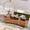sy_no_DF7C8FECD0EA50EE29FDC48701604CED_6 Gucci Re-Web Mocha Brown GG Canvas Platform Sneakers