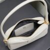 sy_no_DF936B28FC38E66F2B27DD806955A154_4 Chalk White Smooth Leather Rectangular Underarm Camera Bag