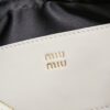 sy_no_DF936B28FC38E66F2B27DD806955A154_5 Chalk White Smooth Leather Rectangular Underarm Camera Bag