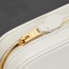 sy_no_DF936B28FC38E66F2B27DD806955A154_8 Chalk White Smooth Leather Rectangular Underarm Camera Bag