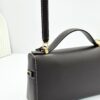 High-End L23 "Lunchbox" Style Cowhide Handbag/Shoulder Bag – Coffee Brown