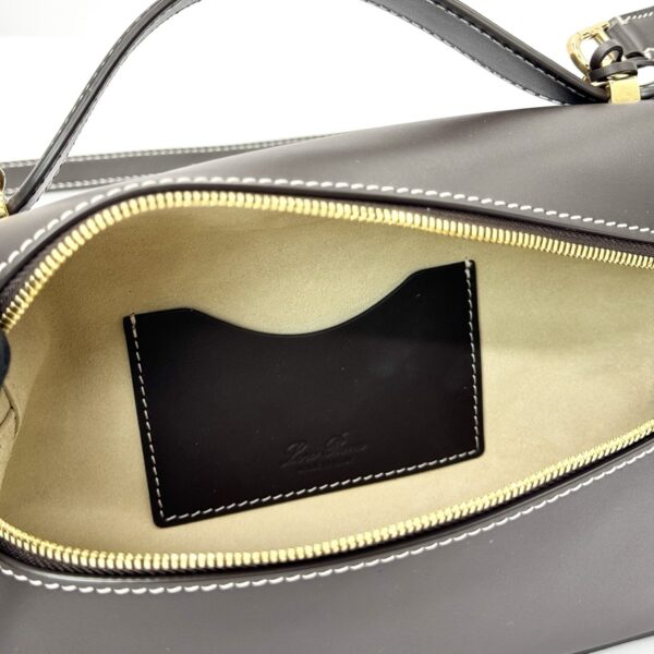 High-End L23 "Lunchbox" Style Cowhide Handbag/Shoulder Bag – Coffee Brown