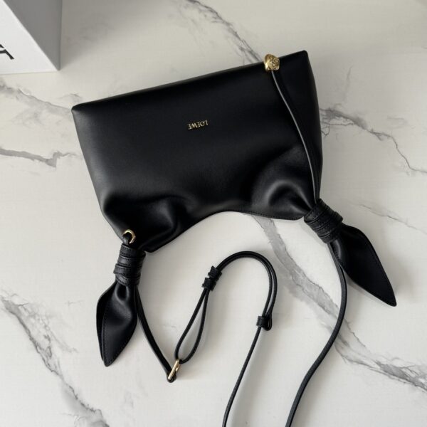 sy_no_E01024624672216773B5A27EB8708D33_4 Loewe Mini Scarf Bag – Smooth Calfskin Leather (Black)