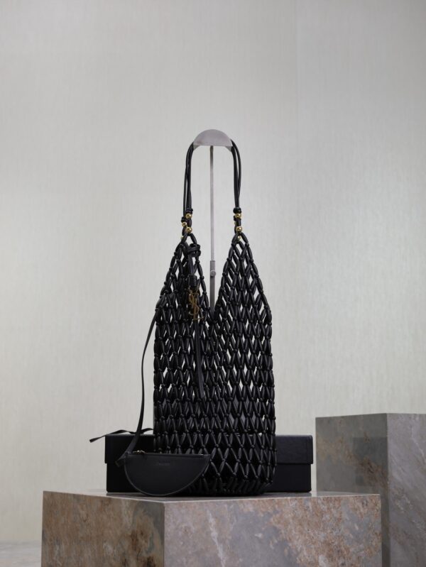 sy_no_E0C24120578A8C143D05A399520908C4_0 YSL Bucket Sule Handwoven Bag – Black