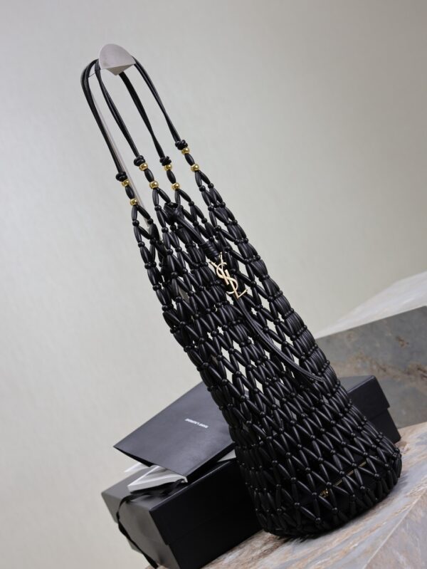sy_no_E0C24120578A8C143D05A399520908C4_1 YSL Bucket Sule Handwoven Bag – Black