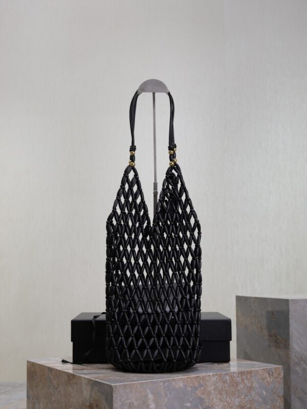 sy_no_E0C24120578A8C143D05A399520908C4_6 YSL Bucket Sule Handwoven Bag – Black