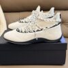 Chanel High-Top Sneakers in Ivory Suede & Knit
