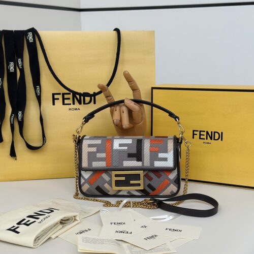 sy_no_E13CF05EFC867E1A99AC02FF3947823D_0 Fendi Baguette Handbag – Double-F Embroidered Canvas