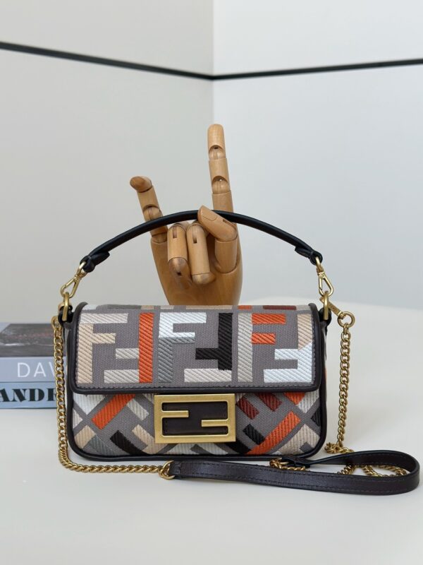 sy_no_E13CF05EFC867E1A99AC02FF3947823D_1 Fendi Baguette Handbag – Double-F Embroidered Canvas