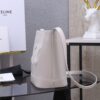 sy_no_E18000FCDB4204454912B31C30BBFF80_1 Cuir Triomphe Bucket Bag – White