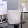 sy_no_E18000FCDB4204454912B31C30BBFF80_2 Cuir Triomphe Bucket Bag – White