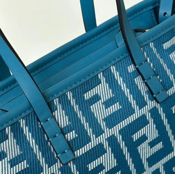 sy_no_E1A7C6FCF1E125B4C401696FDFF8B8E3_4 Fendi Mini Roll Bag – Blue Denim Jacquard