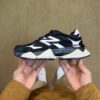 sy_no_E24229213E2F4DFA4AC2BECDFF15AD39_0 Black & Pink 9060 Retro Sneakers