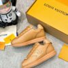 sy_no_E2C1CA1A4BB265D22FEB12197FF76D8C_7 Louis Vuitton Tan Vachetta Leather Retro Runner Sneakers