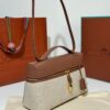 sy_no_E33A0A90B117FC959F0AC7E0631D6275_1 Loro Piana Extra Bag L27 Shoulder Bag – Saddle Leather