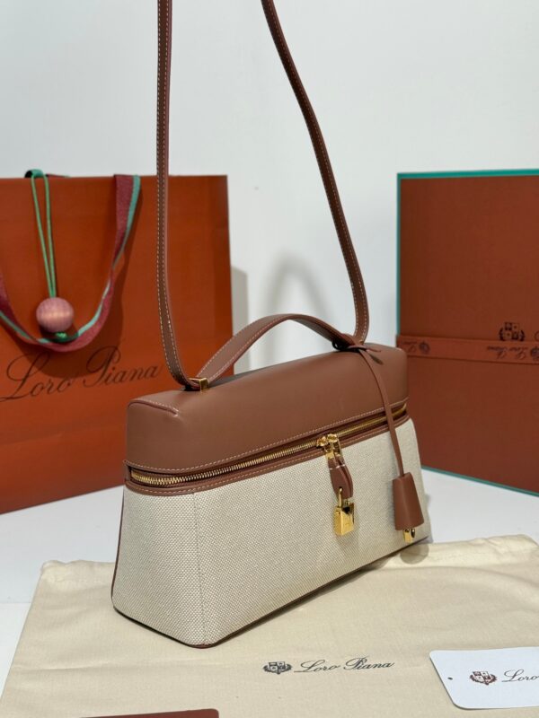 sy_no_E33A0A90B117FC959F0AC7E0631D6275_1 Loro Piana Extra Bag L27 Shoulder Bag – Saddle Leather