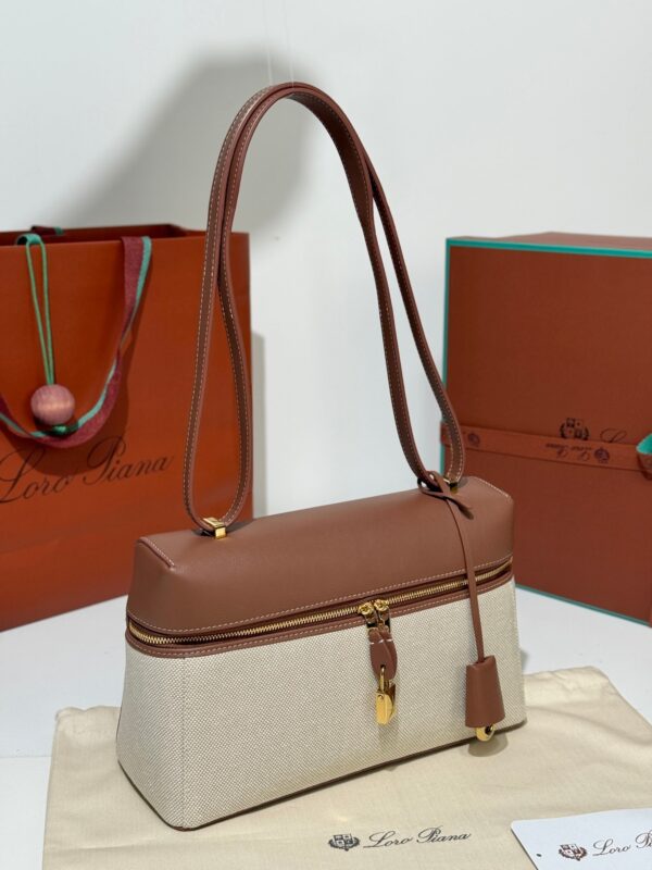 sy_no_E33A0A90B117FC959F0AC7E0631D6275_2 Loro Piana Extra Bag L27 Shoulder Bag – Saddle Leather
