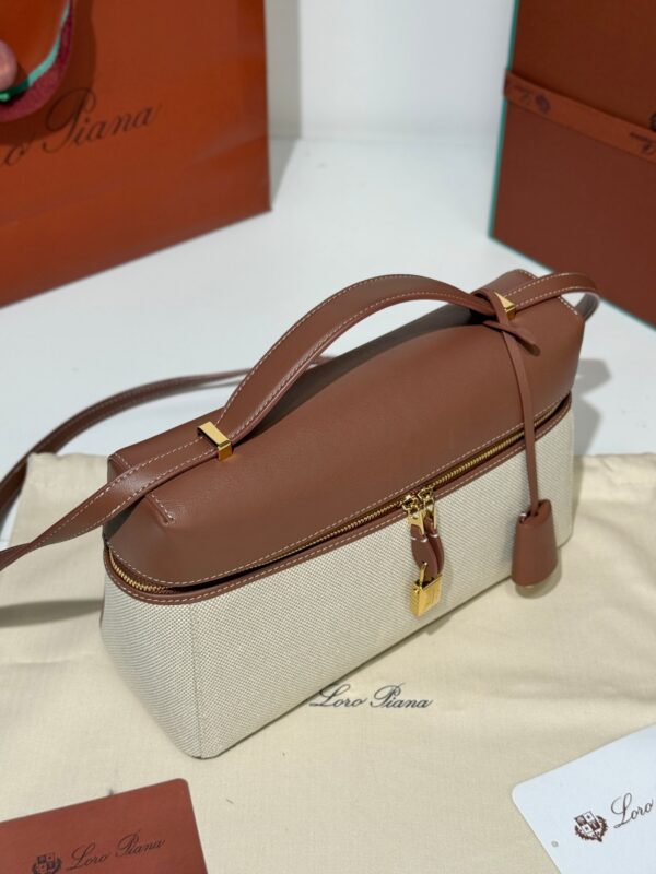 sy_no_E33A0A90B117FC959F0AC7E0631D6275_7 Loro Piana Extra Bag L27 Shoulder Bag – Saddle Leather