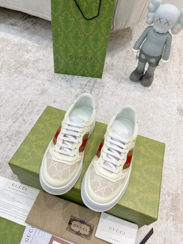 sy_no_E3B77555F6631E605B3EBEA2AE5B11F9_1 Off-White GG Canvas Platform Sneakers