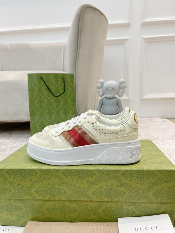 sy_no_E3B77555F6631E605B3EBEA2AE5B11F9_2 Off-White GG Canvas Platform Sneakers