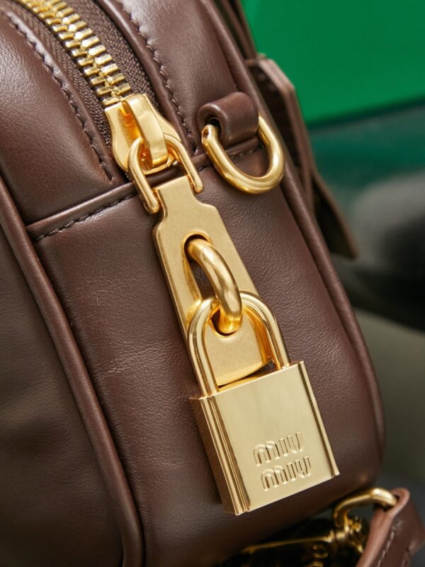 sy_no_E469FF055A964166A89C23521E2B7341_7 Miu Miu "Too Pretty" Bowling Bag – Small Leather Handbag / Crossbody Bag