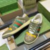 sy_no_E46A44524E5A7AFAE415DCE670A75CED_1 Olive Green Suede & Monogram Retro Sneakers