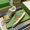 sy_no_E46A44524E5A7AFAE415DCE670A75CED_4 Olive Green Suede & Monogram Retro Sneakers