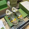 sy_no_E46A44524E5A7AFAE415DCE670A75CED_5 Olive Green Suede & Monogram Retro Sneakers