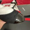 Black Patent & Suede Mary Jane Low-Heel Shoes