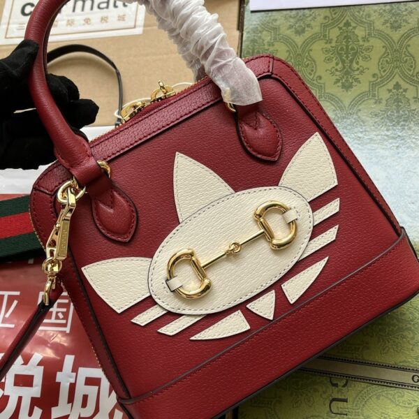 adidas x Gucci Horsebit 1955 Mini Shell Bag